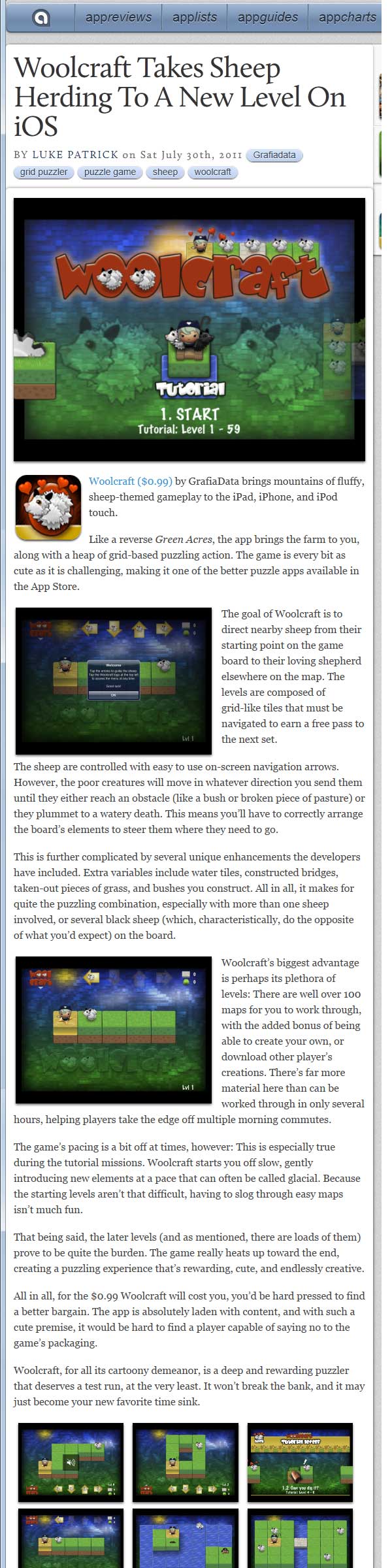 appadvice review Woolcraft